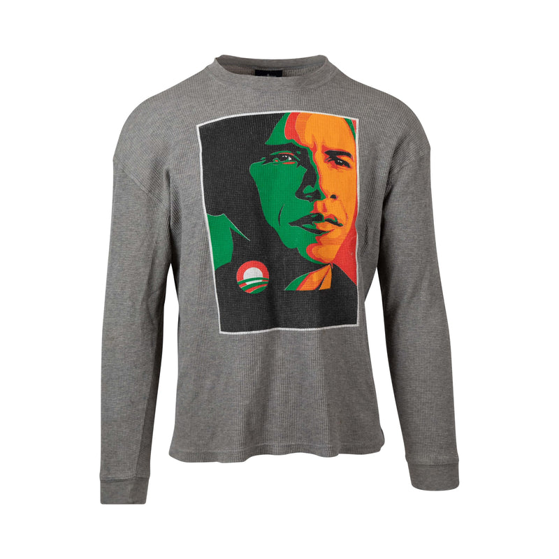 Barack Obama Long Sleeve Print (M) - Spike Vintage