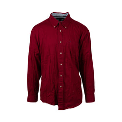 Tommy Hilfiger Maroon Button-Up (XL)