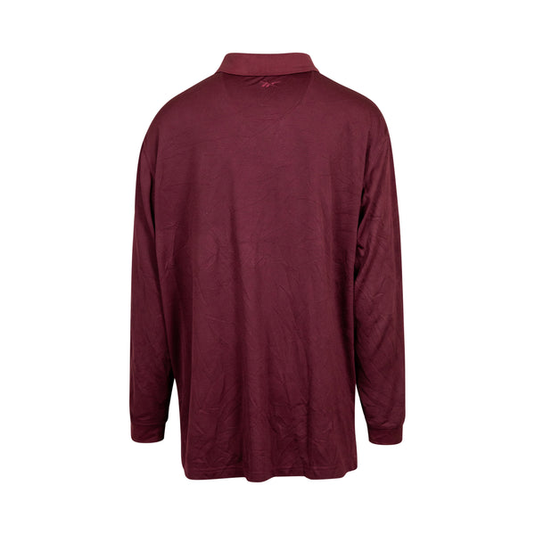 Reebok Maroon Polo Long Sleeve (XXL)