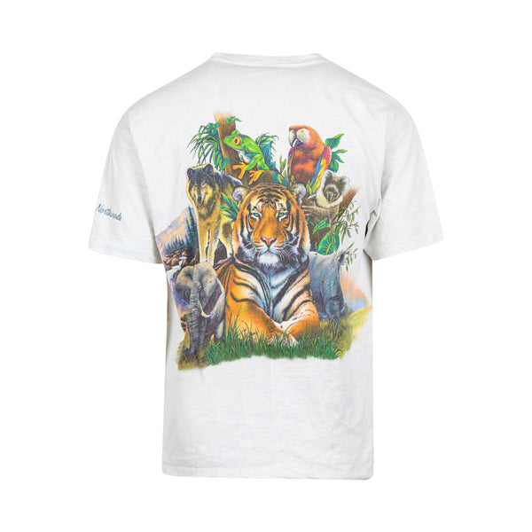 Vintage Endangered Species Animal Print Tee (M/L) - Spike Vintage