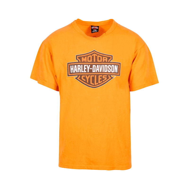Vintage Orange Harley Davidson Tee (L) - Spike Vintage