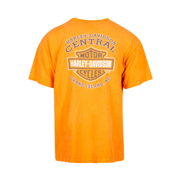 Vintage Orange Harley Davidson Tee (L) - Spike Vintage