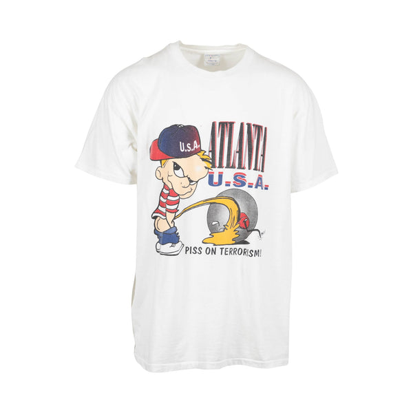 Atlanta USA 'Piss on Terrorism' Tee (XL) - Spike Vintage