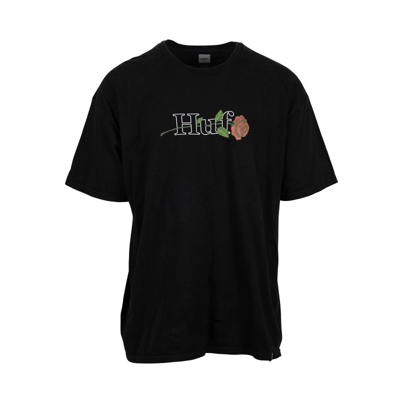Huf - Black Rose Tee (XL) - Spike Vintage