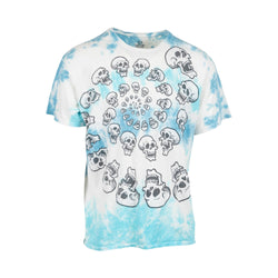 Liquid Blue Skull Tee (L) - Spike Vintage