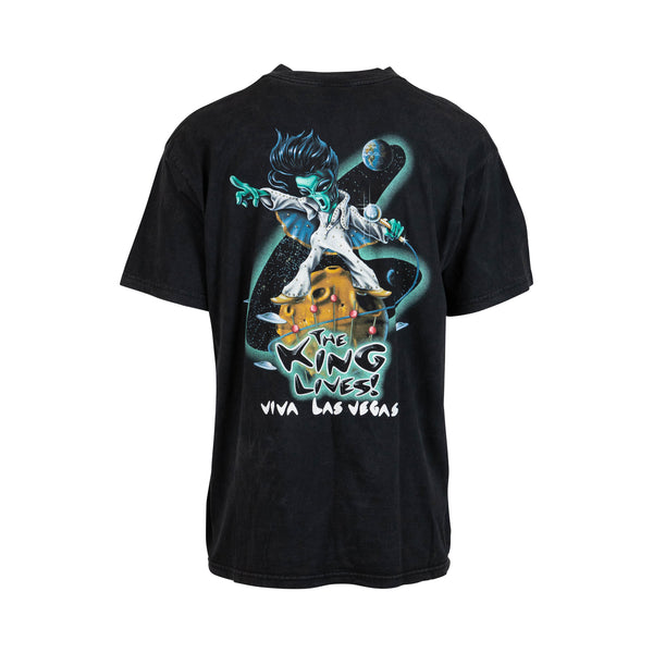 Vintage Elvis 'The King Lives' Las Vegas Tee (XL) - Spike Vintage