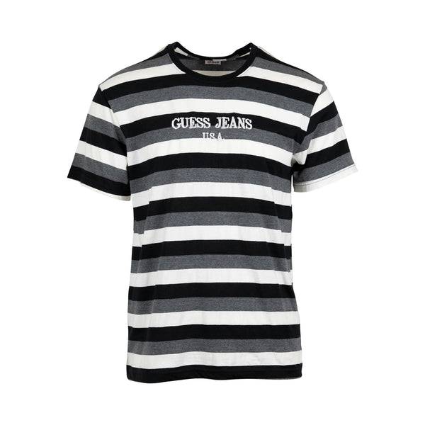 Guess Tricolour Stripe Tee (M-L) - Spike Vintage