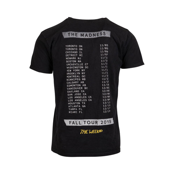 The Weeknd, 'The Madness' Tour Tee (Fall, 2015) (M) - Spike Vintage