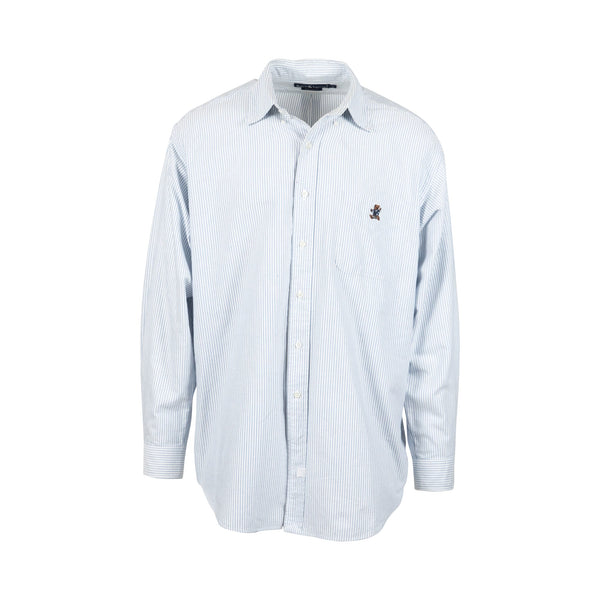 Ralph Lauren Polo Bear Stripe Button-Up (XL) - Spike Vintage