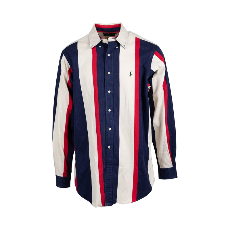 Ralph Lauren Striped Button-Up (L) - Spike Vintage