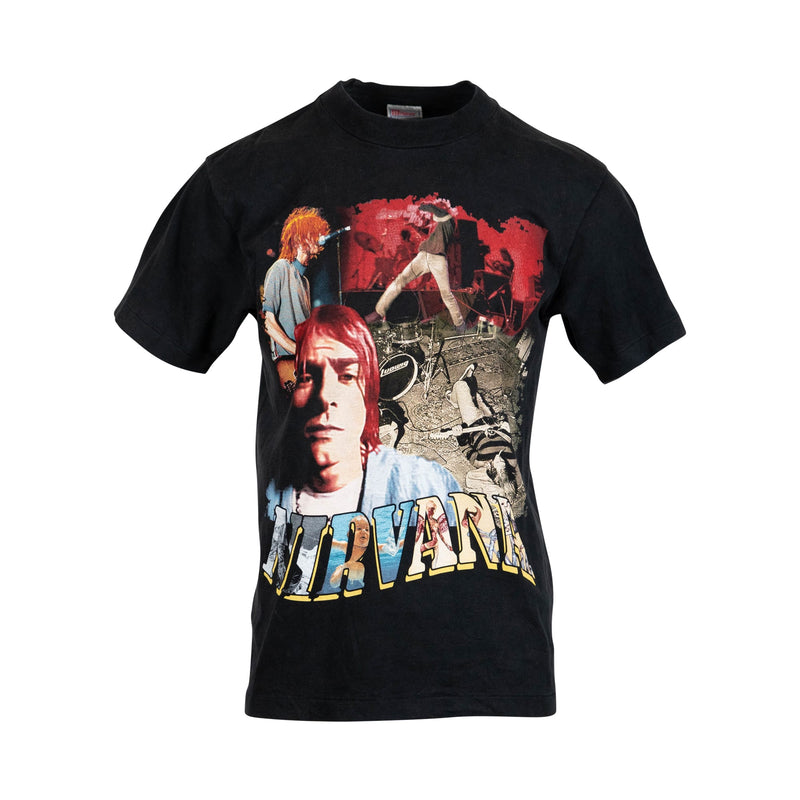 Vintage 90s Nirvana 'Cobain' Tee (M) - Spike Vintage