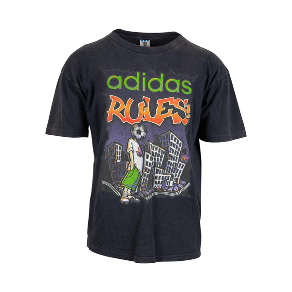Vintage Adidas 'Rules' Tee (M) - Spike Vintage