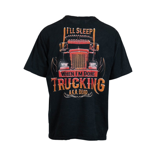 I'll Sleep When I'm Done Trucking Tee (L) - Spike Vintage