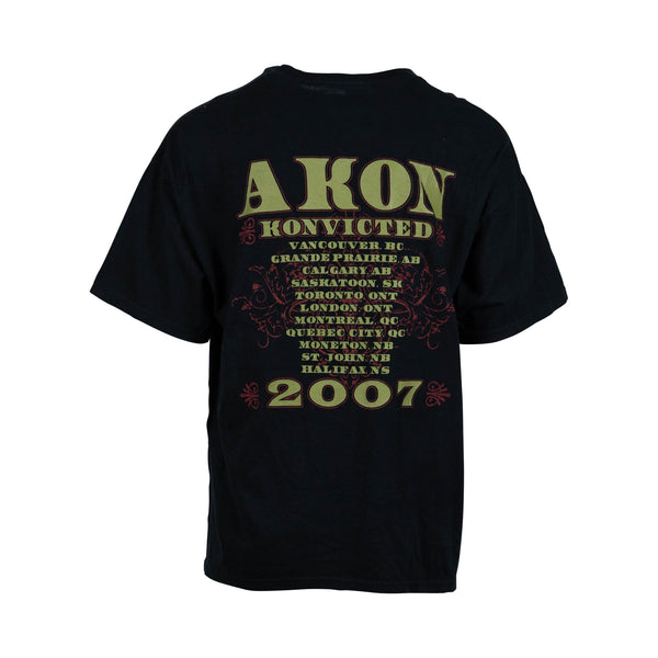 Akon Konvicted 2007 Tour Tee (XL) - Spike Vintage