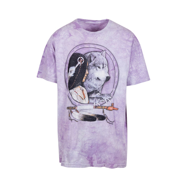 Vintage Tie Dye Wolf Tee (XL)