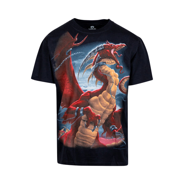 Liquid Blue - Dragon Tee (L) - Spike Vintage