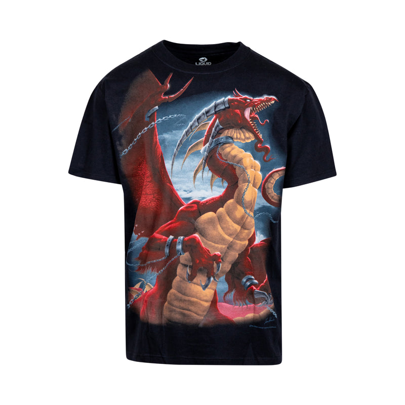 Liquid Blue - Dragon Tee (L) - Spike Vintage