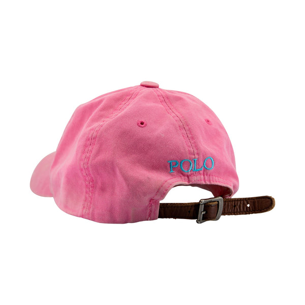 Pink Ralph Lauren Polo Cap - Spike Vintage
