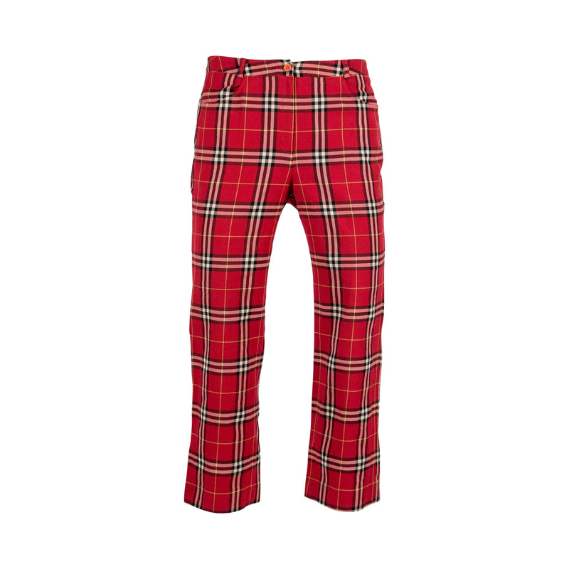 Mic Mac (Paris) Red Checkered Pants (M) - Spike Vintage